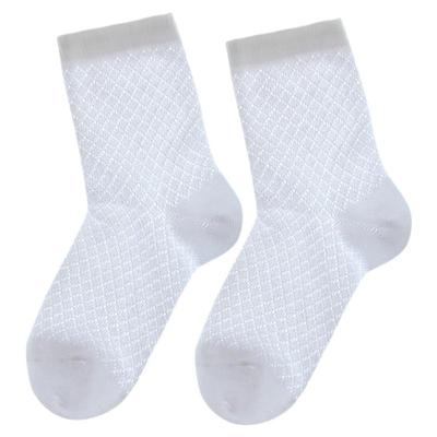 纯棉眼白学生超薄中筒儿童袜子
