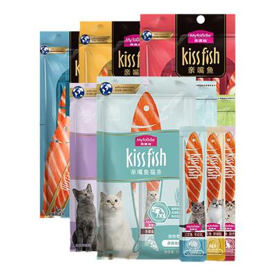 麦富迪猫条100支亲嘴鱼鸡肉成幼猫营养湿粮包猫咪补水猫零食罐头