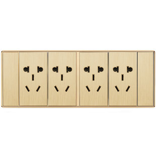 118型开关插座面板多孔家用五孔空调USB网络电脑电视组合模块