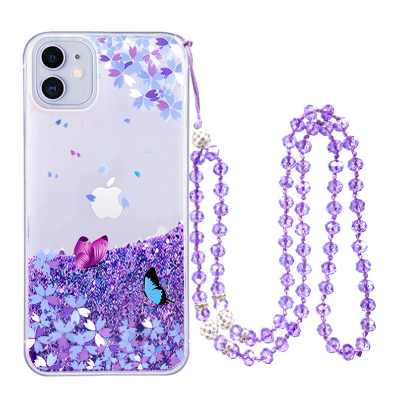 iphone苹果手机壳防摔液体流沙