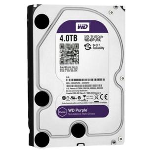 原装西数 WD40PURX 海康大华专用4T机械硬盘4000G监控录像4tb紫盘