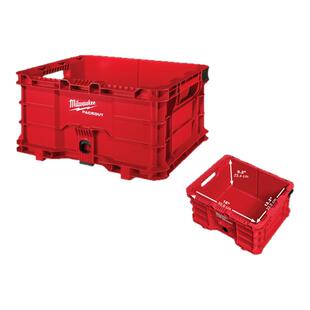 Milwaukee美沃奇工具箱家用五金物料周转箱多组合堆叠箱进口8440