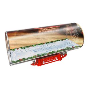 KGBOX乐高40499冬季圣诞老人驯鹿雪橇车亚克力收纳盒透明展示盒