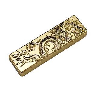 网红直冲防风充气打火机祥龙浮雕个性创意金属龙图案便携礼品潮流