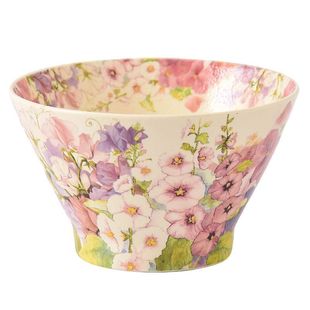 华典陶瓷餐具繁花似锦家用饭碗大汤碗鱼盘菜盘搬家乔迁送礼釉中彩