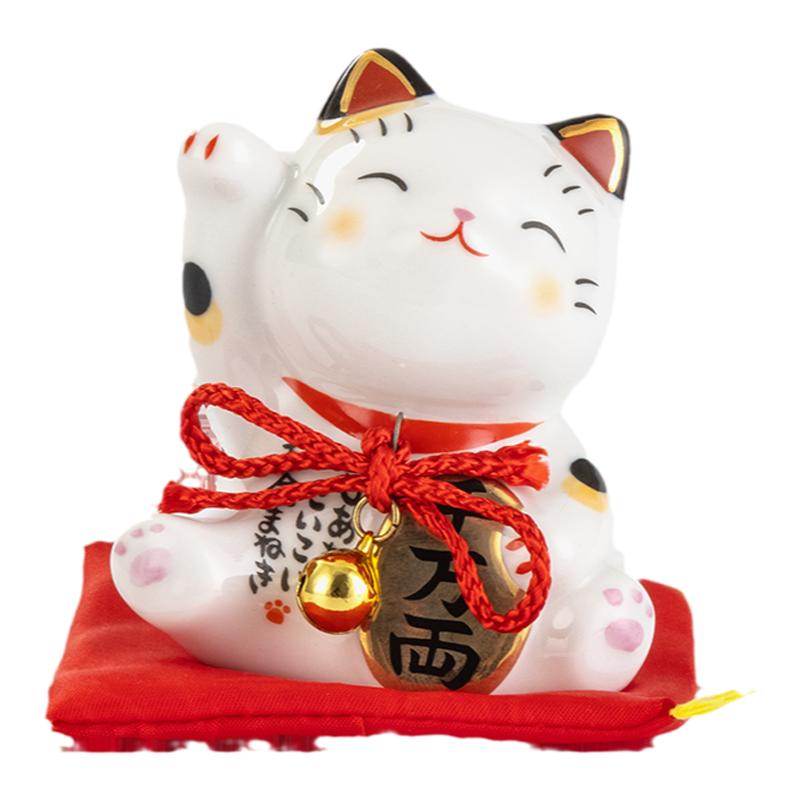 招财猫陶瓷小摆件送礼佳品