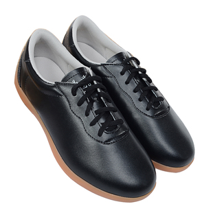 易武堂太极鞋男女软牛皮牛筋底真皮太极拳练功鞋中老年八段锦气功