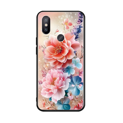 秋昊适用于小米6x手机壳MI六X好看xm6x春天m16保护套xiaomi米6x唯美xiaomi花卉M1804D2SE防摔m1804d2se文艺小