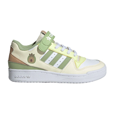 【自营】阿迪达斯三叶草小童鞋FORUM LOWC运动训练篮球鞋JS2476