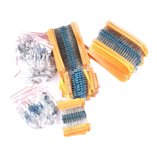 1/4W金属膜电阻包1W2W3W直插色环电子元件包19/30/41/130种1%常用