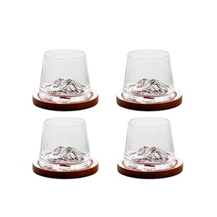 CKW 轻奢威士忌酒杯观山玻璃杯高颜值洋酒烈酒礼盒套装高级感家用