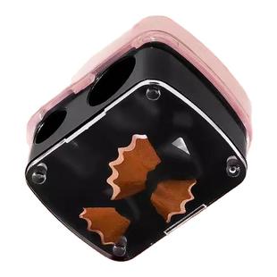 修容笔转笔刀化妆笔卷笔刀眉笔眼线胶笔专用刨刀双孔削笔器刨笔刀