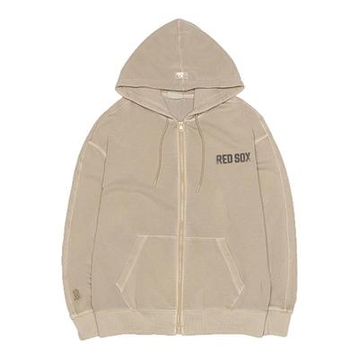 MLB官方 张凌赫张康乐同款男女复古做旧卫衣外套25秋季新款TRB05