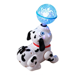 儿童电动小狗小孩会唱歌跳舞顶球旋转宝宝玩具男孩女孩音乐特技狗