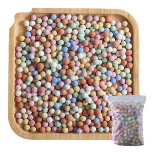 彩色陶粒颗粒花用铺面垫底多肉营养土陶土粒水培养花透气五彩石头