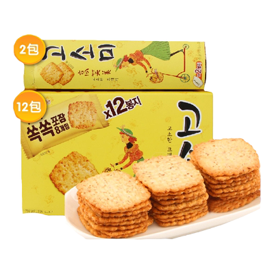 韩国进口好丽友高笑美饼干216g