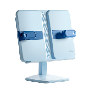 得力看书读书支架儿童阅读架书架桌面学生便携式书夹固定书本书立桌上收纳翻书撑书器支撑放书的架子夹书神器