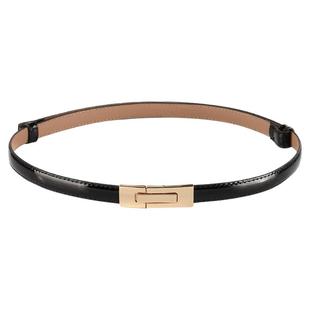 裙子腰带女细时尚装饰连衣裙高级感配饰女士百搭真皮皮带白色夏季