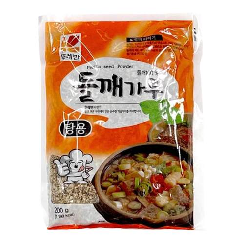 烧烤料脊骨汤进口苏子粉韩国食用熟紫苏子粉 熟的紫苏籽粉紫苏粉