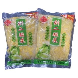 正宗刘二酸菜丝东北特产风味500克g大白菜腌制沈阳新民农家大缸装