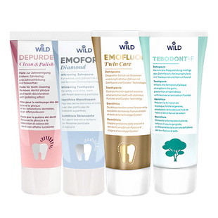 【自营】Wild怀尔德钻石粉牙膏口腔清洁清新口气瑞士进口牙膏