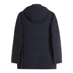 【鹅绒】TREKTRAVEL德国飞鹰可拆帽羽绒服男中长款外套L922343Y1