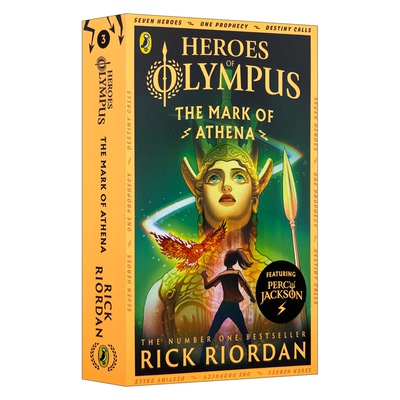 英文原版小说 The Mark of Athena Heroes of Olympus Book 3 雅典娜之印 波西杰克逊奥林匹斯英雄系列 英文版 全英文版图书