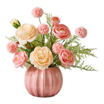 仿真花插花摆件高档花束仿生花