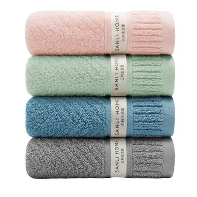 三利纯棉吸水速干抗菌毛巾