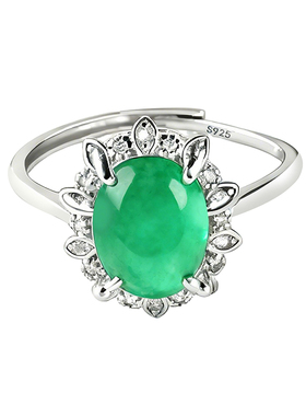 S925纯银戒指空托活口可调节女款