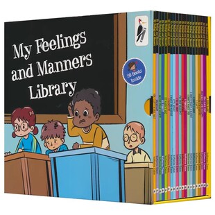 My Feelings And Manners Library 我的情绪与礼仪图书馆 20册 3-6岁 儿童品行管理 情商培养绘本 早教启蒙 亲子共读 英文原版
