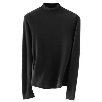 半高领bra-in打底衫女保暖上衣冬