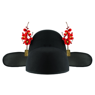 乌衣巷绒花乌纱帽汉服帽子男中式新郎帽明制婚服男帽子