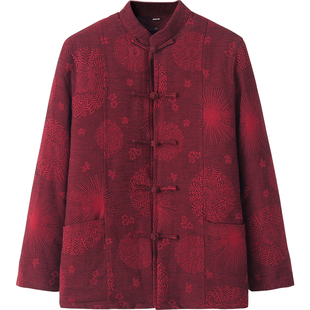 纯棉花 女士冬季棉袄民族风唐装可拆洗棉衣老太太大码保暖亚棉麻