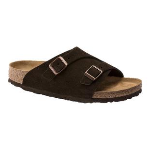 BIRKENSTOCK勃肯德国进口男女款牛皮绒面革软木Zürich双带凉拖鞋