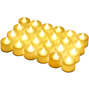 LED电子蜡烛灯浪漫求婚布置生日惊喜表白道具圆心形室内场景装饰