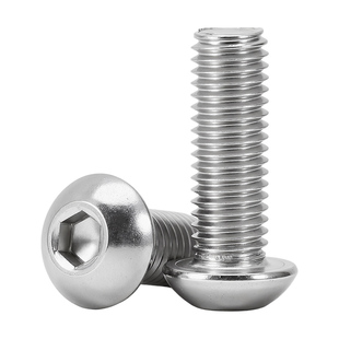 东明304不锈钢圆头内六角螺丝盘头螺钉半圆头螺栓M2M3M4M5M6M8M10