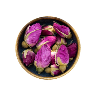 100g 【冻干无硫】重瓣红玫瑰花干花蕾玫瑰花茶食用泡水中药材
