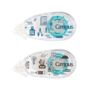 日本KOKUYO国誉Campus点点胶eric联名点状双面胶高粘度可换芯透明可擦除儿童手工小学生手帐贴纸胶带学生用