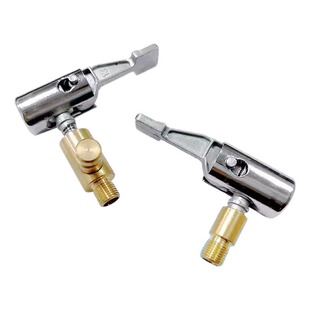 车载充气泵转换嘴延长嘴汽车轮胎美嘴旋拧气嘴转接快夹快接充气头