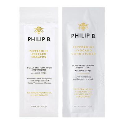PhilipB裴利毕薄荷鳄梨洗护套装