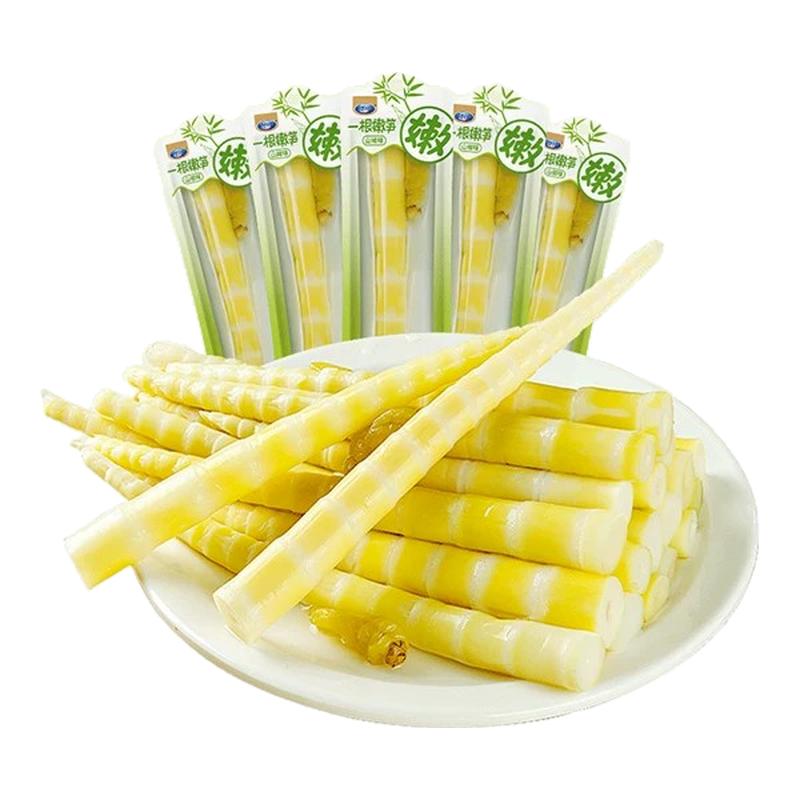 贤哥泡椒竹笋山椒酸辣脆笋尖即食减盐零食小吃独立包装25g办公室 食食实拍商品图