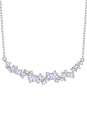 天然翡翠飘花葫芦项链女款纯银轻奢小众高级感新中式立体葫芦吊坠