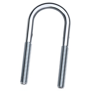 国标镀锌碳钢U型螺栓u形加长螺丝杆水管卡扣管夹抱箍M6M8M10M12mm