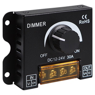LED调光控制器单色灯带模组灯箱灯条招牌12-24V亮度调节旋钮开关