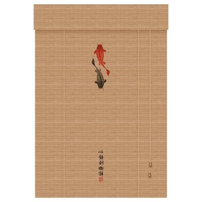 竹帘卷帘中式窗帘遮挡帘窗户遮光