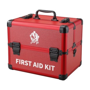 JustGo医疗箱家用急救医药箱国家标准应急包户外收纳箱赠36种物资