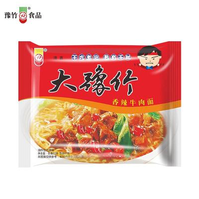 大豫竹方便面干脆面香辣牛肉面