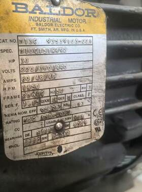 议价BALDOR葆德工业电机 M13G适用