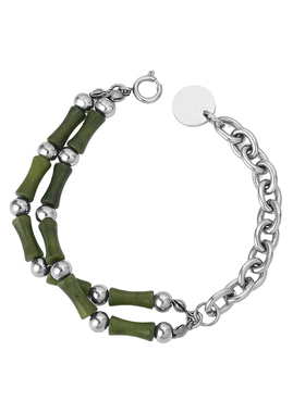 卡门国潮ins小众设计竹节钛钢男